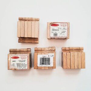 Melissa & Doug NEW Lot of Five Wood Train Track 6-pack 667 668 691 Thomas